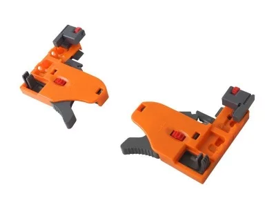 Комплект направляющих Soft-Close скрытого монтажа Firmax 3D Control L=500мм, полного выдвижения, для ЛДСП 16мм , 3д регулировка