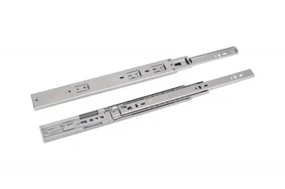 Комплект шариковых направляющих h.45, L=350мм полного выдвижения с доводчиком, отделка цинк