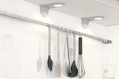 Комплект из 3-х светильников LED Angolo, 6500K, отделка серебро матовое