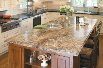 110.RAD Столешница 3600х600х38,8 Маскарелла золотая (кат.D)