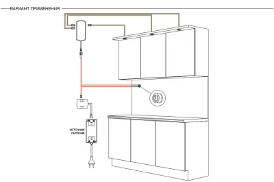 Емкостный выключатель с диммером Capsens FW, 30 Вт/12В, 60 Вт/24В
