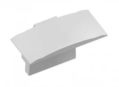 GTV: Заглушка для профиля GLAX MINI врезного высокого - цвет серебристый (цена за 10шт.) PA-ZASGLAXMW-00