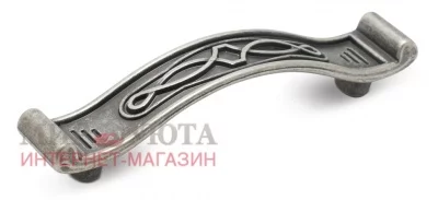 Ручка-скоба 96мм серебро состаренное: 1020C.96.09