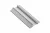 GTV: Алюминиевый профиль GLAX торцевой, двухсторонний (с отверстием под кромку), цвет серебро, для ДСП 18мм (цена за 3 метра) PA-GLAXNBDW3M-AL
