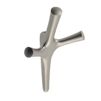 GTV: Крючок мебельный WALENCIA, инокс: WZ-WALENCIA-06