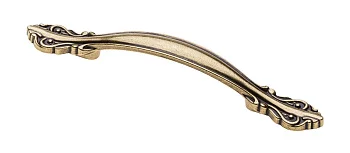 Ручка мебельная WERONA C=96мм, старое золото GTV UZ-WERON-96-04