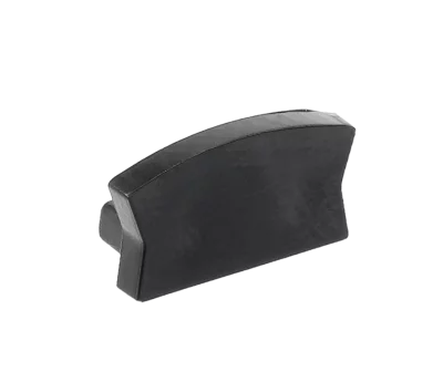 GTV: Заглушка для профиля GLAX MINI - цвет черный мат. (цена за 10шт.): PA-ZASGLAXMNK-20M