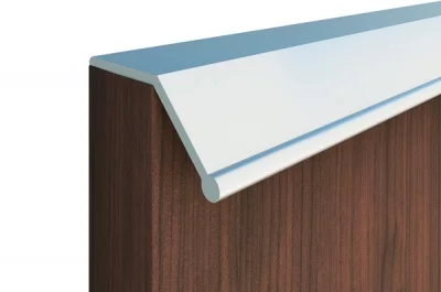 Профиль-ручка под пропил, для ДСП18, алюминий, L=4м