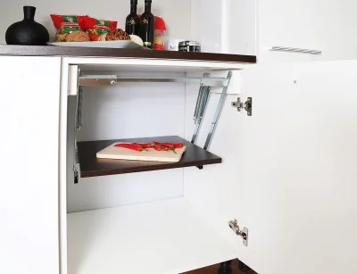 Kessebohmer: Столик-трансформер для тумб шириной 450 - 600 мм.