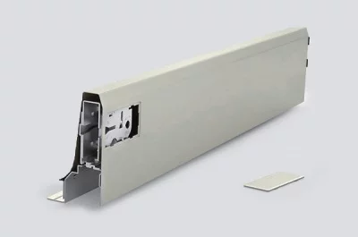 Боковина для ящика H.90 L=350, правая, отделка серая