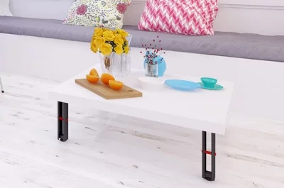 Ножка декоративная Бруклин, h.250, отделка черный бархат (матовый)+красный