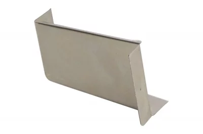 Заглушка декоративная левая для мебельного навеса (Никель)