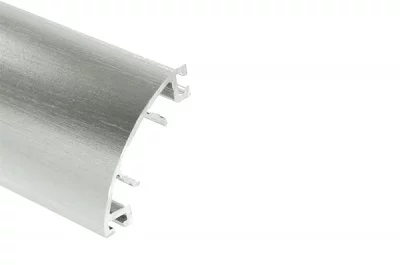 Бортик овальный SH нерж.сталь, рифлёный, L=4100мм