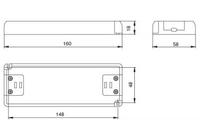 Источник питания 30W, 200-240V/24V
