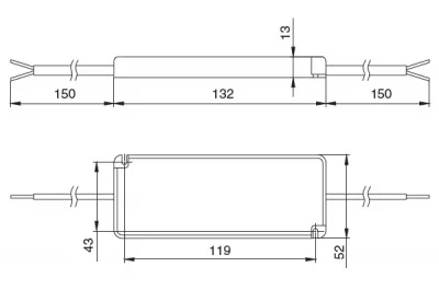 Источник питания 6W, 200-240V/350mA