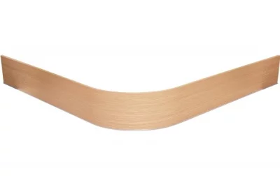 1713 Закругление для цоколя ПВХ Н.150, белёный дуб Кортина NEW