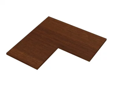 Полка навесного углового шкафа (2 двери) 600*600