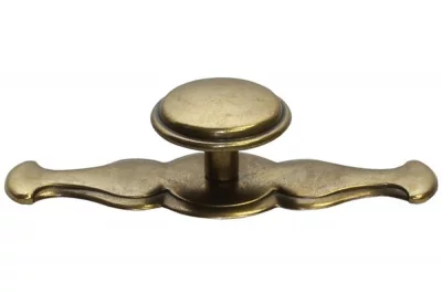 Ручка-кнопка, отделка бронза