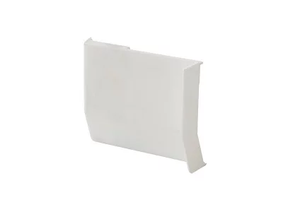 Накладка декоративная для навеса шкафа 801000100SX, белая, левая