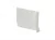 Накладка декоративная для навеса шкафа 801000100SX, белая, левая