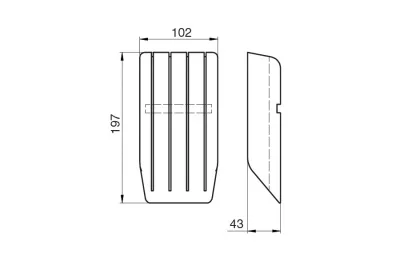 Combi Держатель ножей, для ёмкости 714/715, бук