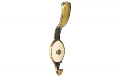 Вешалка, отделка бронза + вставка