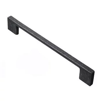 GTV: Ручка мебельная UZ 819 C=160, античная серебро UZ-819160-07