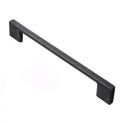 GTV: Ручка мебельная UZ 819 C=160, античная серебро UZ-819160-07