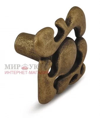 Ручка-кнопка бронза состаренная: WPO.648.000.00D1