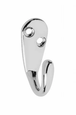 GTV: Мебельный крючок MALAGA S, хром WZ-MALAG-C0-01
