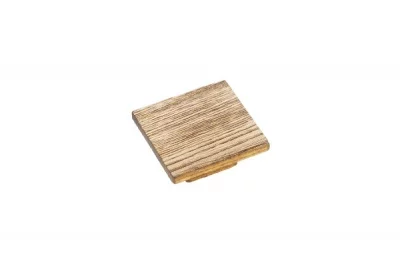 Ручка-кнопка 16мм, отделка дуб шато