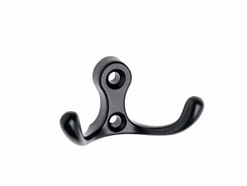 GTV: Мебельный крючок K-24 C0, черный WZ-C0-K24-20