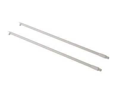 Рейлинги Firmax длина 500 мм, круглые средние для ящика Newline, белые