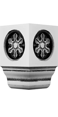 Накладка на ФН фигурный внешний угол 135, коллекция Флора