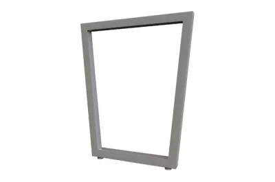 Опора для стола V-образная Лиссабон-ТC l.595, h.720, отделка сталь нержавеющая