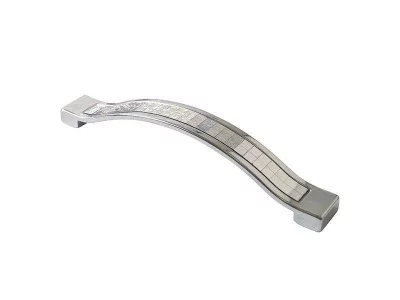 Ручка скоба со вставкой Mico 461, 160 мм, 35 голограмма