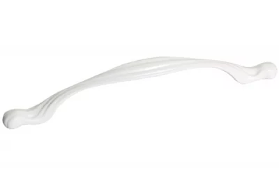 Ручка-скоба 192-160мм, отделка белая матовая