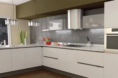 Профиль Г-образный под пропил с демпфером, L=3000, отделка алюминий анодированный