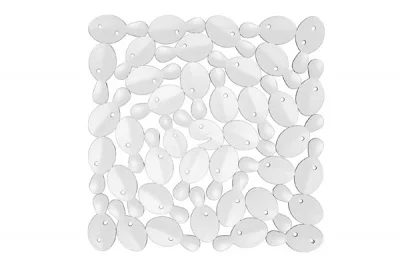 Комплект декоративных панелей BIBO 254х254мм (6 штук), отделка транспарент