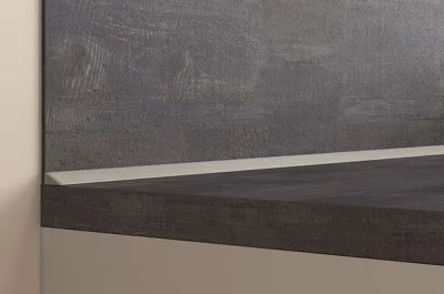 Бортик треугольный L=4000, алюминий