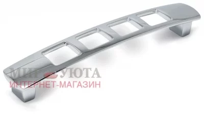 QUADRA Ручка-скоба 128мм хром: RR0804/128