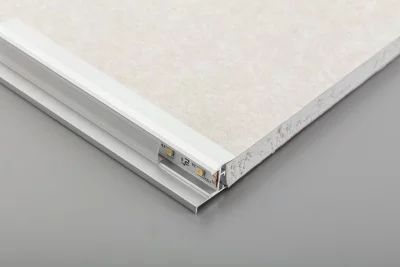 GTV: Профиль GLAX для гипсокартона линейный, 3м, не анодированный: PA-GLAXGKL3M-00