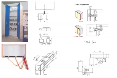 Дополнительный стопор для фасада