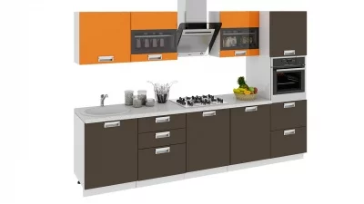 Кухонный гарнитур длиной - 300 см (с пеналом ПБ)