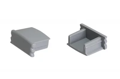 Заглушка глухая для профиля 1707, цвет серый