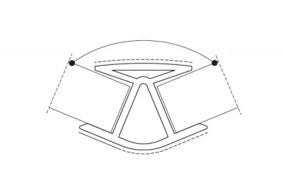 16 Угол 135 двухсторонний Н.100, клен