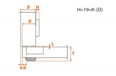 Петля 94" накладная