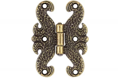 Петля декоративная, отделка бронза античная
