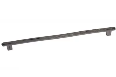 Ручка-скоба 320мм, отделка никель вороненый глянец