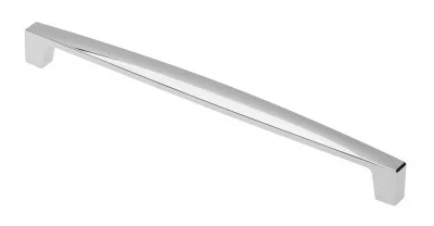 Ручка мебельная TIVOLI C=192 мм, хром GTV UZ-TIVOL-192-01